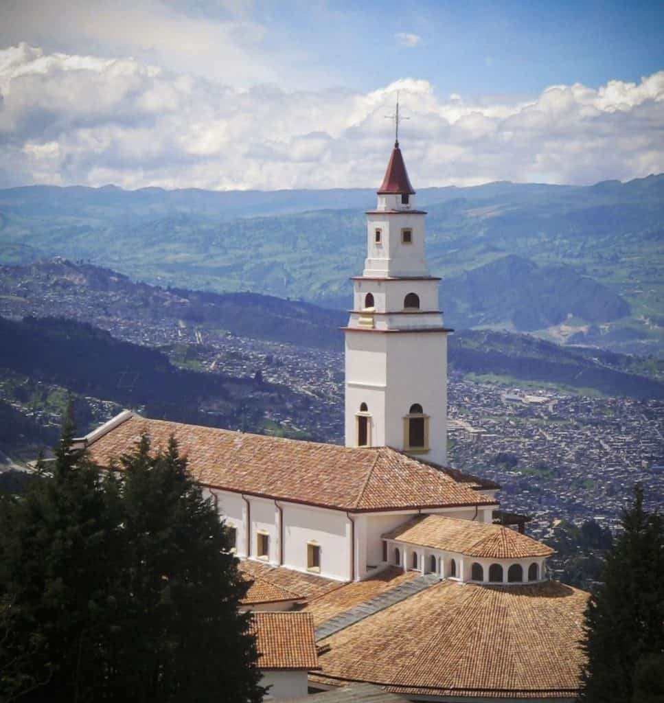 Vue de Bogota depuis Montserrate
